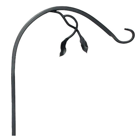 Panacea Black Steel 48 in. H Leaf and Vine Plant Hook 89420